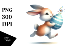 Running Bunny with Easter Egg Product Image 1