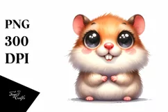 Proud Baby Hamster Sitting Clipart Product Image 1