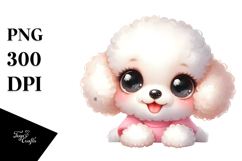 Baby Cartoon Poodle, Transparent PNG Product Image 1