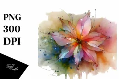 Vibrant Daffodil -like Watercolor PNG Product Image 3