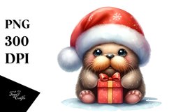 Enthusiastic Walrus PNG Product Image 3