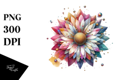 Detailed Daisy in Pastel Colors Product Image 1