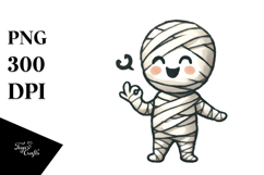Washed Watercolor Mummy, Transparent PNG Product Image 1