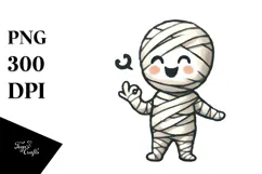 Washed Watercolor Mummy, Transparent PNG Product Image 1