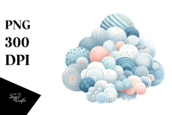 Very Simple Whimsical Cloud PNG Product Image 1