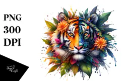 Vibrant Tiger, 20 oz Tumbler Product Image 1