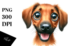 Watercolor Cute Rhodesian Ridgeback PNG Product Image 1