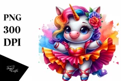 Colorful Mambo Unicorn PNG Product Image 3