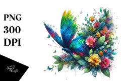 Vibrant Abstract Butterfly PNG Product Image 3