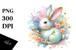 Colorful Bunny PNG Product Image 1