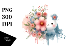 Cute Flower of Splashes, Transparent PNG Product Image 1