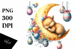 Easter Bunny Clipart |T-shirt, Mug PNG Product Image 8