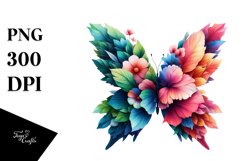 Vibrant Abstract Butterfly PNG Product Image 1