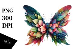 Vibrant Abstract Butterfly PNG Product Image 3