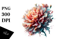 Glossy Carnation Abstract Design | Clipart Product Image 3