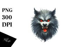 Playful Werewolf Design, High-Quality PNG Product Image 1