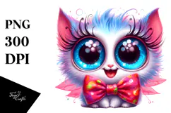Cute Baby Fary Tiny Bowtie PNG Product Image 1