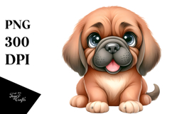 Cartoon Mastiff PNG Product Image 1