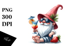 Whimsical Gnome Cocktail PNG Product Image 1