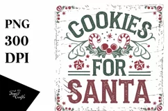 Cookies for Santa Christmas Png Product Image 1