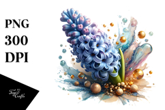 Glossy Hyacinth PNG Product Image 1