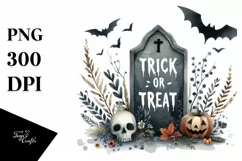 Fantasy Tombstone, Retro PNG Product Image 1