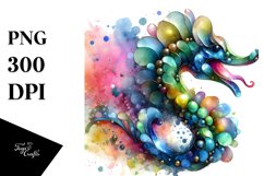 Abstract Flowers Watercolor Splash Product Image 1