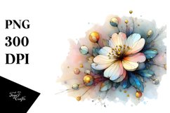 Vibrant Stained Primrose Clipart Product Image 3