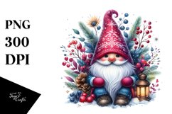 Vibrant Winter Gnome PNG Product Image 1