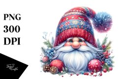 Vibrant Winter Gnome PNG Product Image 1