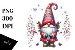 Vibrant Winter Gnome PNG Product Image 1