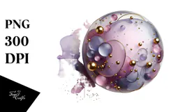 Abstract Glossy Lilac Made of , PNG Product Image 1