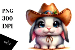 Goofy Baby Bunny PNG Product Image 1