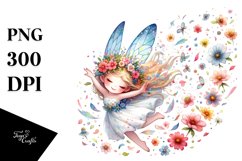 Cute Fairy Petals | Sublimation | Clipart Product Image 3