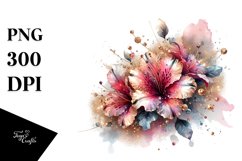 Shiny Abstract Azalea | Sublimation | Clipart Product Image 3