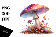 Detailed Shiny Mushroom PNG Product Image 1
