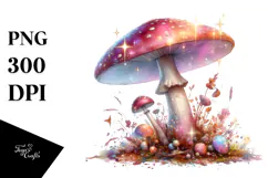 Detailed Shiny Mushroom PNG Product Image 1