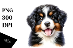 Baby Bernese Mountain Dog PNG Product Image 1