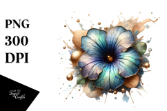 Glossy Petunia, PNG Product Image 1