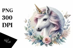 Detailed Baby Unicorn PNG Product Image 3
