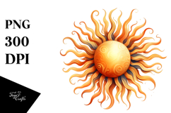 Very Simple Sun PNG Product Image 1