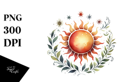 Simple Sun PNG Product Image 1
