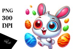 Smiling Baby Bunny Clipart Product Image 1