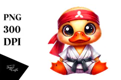 Vibrant Goofy Baby Duck PNG Product Image 1