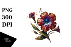 Abstract Wooden Stained Petunia Product Image 3