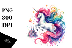 Simple Halloween Unicorn, Transparent PNG Product Image 1