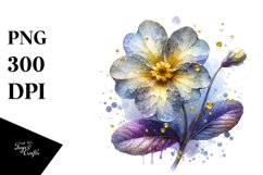 Detailed Primrose Watercolor Splash Product Image 1