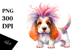 Expressive Baby Basset Hound PNG Product Image 1