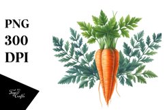 Centered Watercolor Carrot Product Image 3