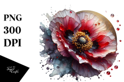 Abstract Poppy, Transparent PNG Product Image 1